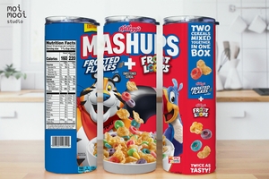 Snack Candy Cereal Food 20oz Tumbler Design