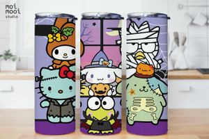 Halloween Sanrio Hello Kitty Friends 20oz Tumbler Design