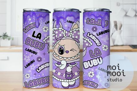 The Monsters Labubu 20oz Tumbler Design