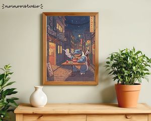 Pokemon Blastoise Ramen Print 8x10