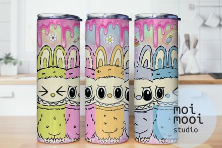 The Monsters Labubu 20oz Tumbler Design