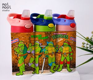 Ninja Turtles 12oz Kids Sippy Tumbler Design