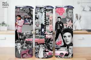 Elvis Celebrity Singer 20oz Tumbler Design