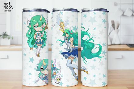 Game Wow Anime Soraka 20oz Tumbler Design