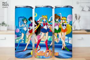 Sailor Moon Princess Anime 20oz Tumbler Design