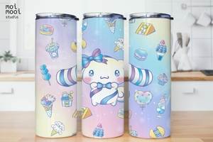 Kawaii Sanrio Hello Kitty Puppy Cinnamonroll 20oz Tumbler Design