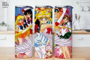 Sailor Moon Princess Anime 20oz Tumbler Design