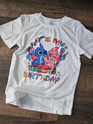 Stitch BIRTHDAY Tshirts Kids/Toddler