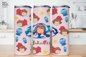 Anime Ghibli Ponyo 20oz Tumbler Design