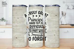 Principal Male Teacher School 20oz Tumbler Design