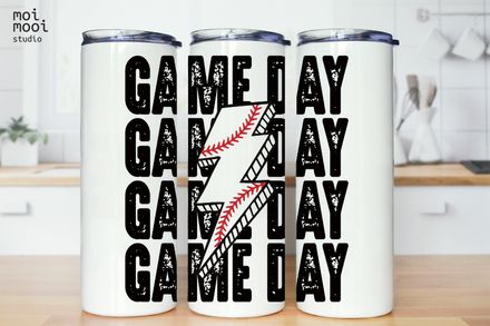 Baseball Sports 20oz Tumbler Design