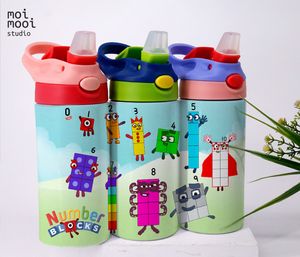 Numberblocks 12oz Kids Sippy Tumbler Design