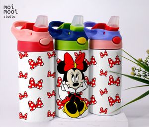 Disney Red Mouse Minnie 12oz Kids Sippy Tumbler Design