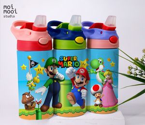 Super Mario Video Game Bros 12oz Kids Sippy Tumbler Design