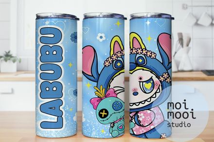The Monsters Labubu 20oz Tumbler Design