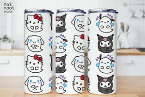 Halloween Sanrio Hello Kitty Friends 20oz Tumbler Design
