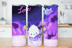 Sanrio Pochacco Kawaii Puppy 20oz Tumbler Design