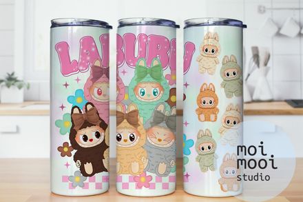 The Monsters Labubu 20oz Tumbler Design