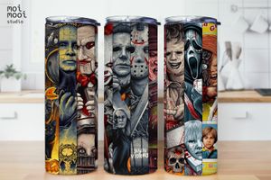 Halloween Horror 20oz Tumbler Design
