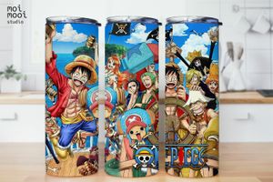 Anime Onepiece Pirates 20oz Tumbler Design