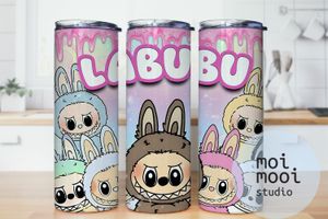 The Monsters Labubu 20oz Tumbler Design