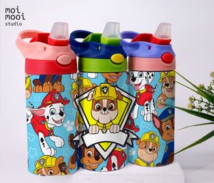Puppy Dog Paw Patrol Police Cartoon 12oz Kids Sippy Tumbler Design