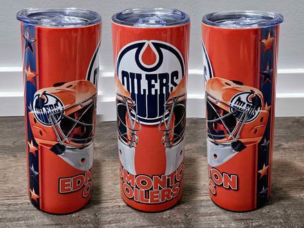 Edmonton Oilers Hockey NFL Tumbler 20oz