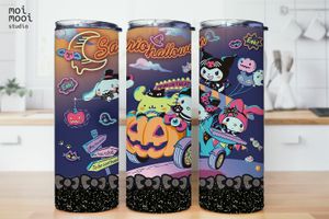 Halloween Sanrio Hello Kitty Friends 20oz Tumbler Design