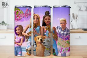 Barbie Doll Girl Toy Kids 20oz Tumbler Design