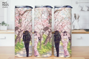Anime Happy Marriage Wedding 20oz Skinny Tumbler Design