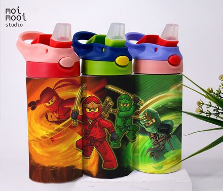 Ninja Lego Ninjago 12oz Kids Sippy Tumbler Design