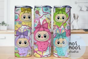The Monsters Labubu 20oz Tumbler Design