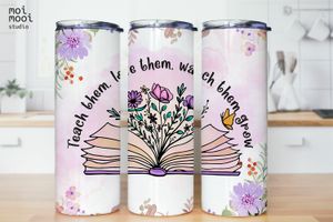 Back to School Teacher 20oz Tumbler Design