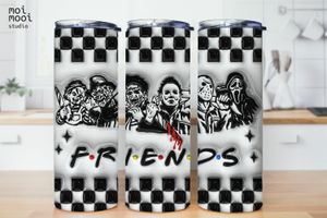 Halloween Horror 3D Puffy 20oz Tumbler Design