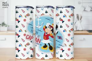 Disney Cruise Minnie Vacation 20oz Tumbler Design