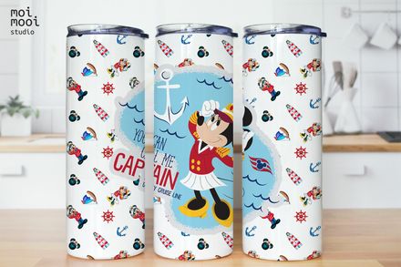 Disney Cruise Minnie Vacation 20oz Tumbler Design