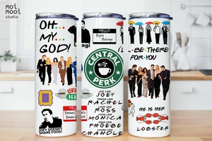 Friends NY 20oz Tumbler Design