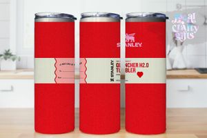 Valentine Stanley Red Cup 20oz Tumbler Design