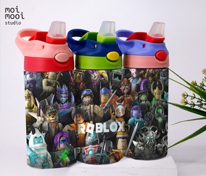 Roblox Game 12oz Kids Sippy Tumbler Design