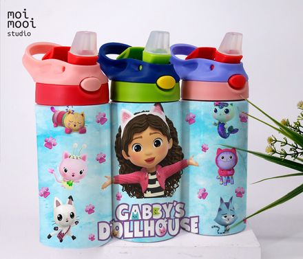 DollHouse 12oz Kids Sippy Tumbler Design