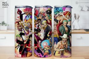Anime Onepiece Pirates 20oz Tumbler Design