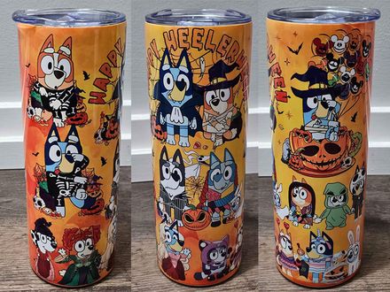 Bluey Halloween Tumbler 20oz