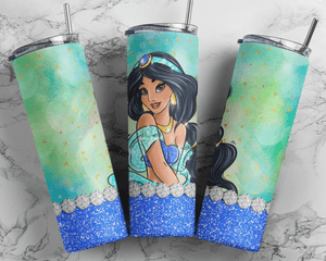 Disney Princess Jasmine Aladdin Girl Cartoon 20oz Kids Tumbler Design