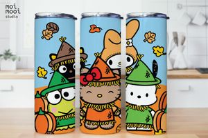 Halloween Sanrio Hello Kitty Friends 20oz Tumbler Design