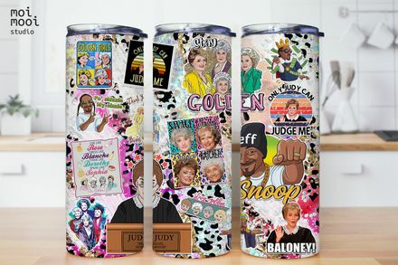 Retro 80s TV show 20oz Tumbler Design