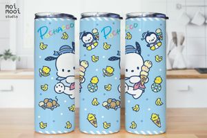 Sanrio Pochacco Kawaii Puppy 20oz Tumbler Design