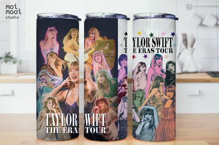 Taylor Swift Swiftie Eras Tour 20oz Tumbler Design