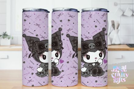 Sanrio Kuromi Kawaii Bunny Rabbit Friends 20oz Tumbler Design
