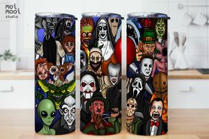 Halloween Horror 20oz Tumbler Design