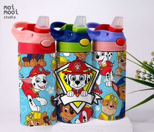 Puppy Dog Paw Patrol Police Cartoon 12oz Kids Sippy Tumbler Design